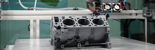 Imprimante 3D en cours d'utilisation